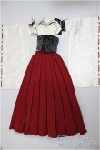 画像1: SD16G/OF:月の衣(紅赤)/1/3　70ｃｍ　BJD　MJD　衣装　ドール用 A-25-10-29-368-NY-ZA (1)
