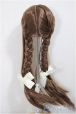 画像2: 8-9inch/ウィッグ　木茶動物園様製　ロングもみあげ三つ編み/インチ　BJD　MJD　ドール用 A-25-07-30-126-NY-ZA (2)