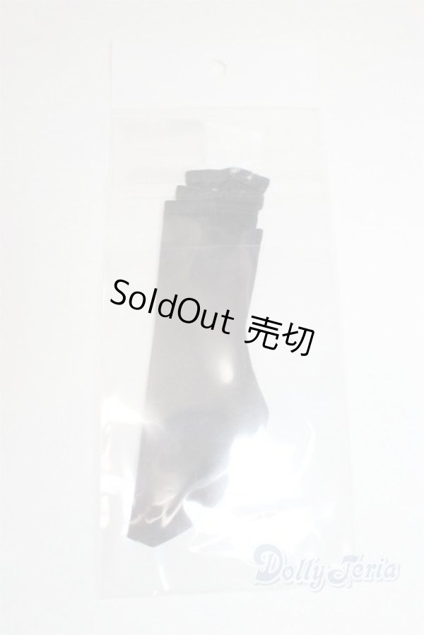 画像2: SDM＆MSD/OF:靴下留め付きソックス(黒)/1/4　40ｃｍ　BJD　MJD　衣装　ドール用 A-25-07-30-004-NY-ZA (2)