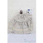 画像: SDM/OF:ロングスカート【アイボリーチェック】・ミニ/1/4　40ｃｍ　BJD　MJD　衣装　ドール用 A-25-07-30-195-NY-ZA
