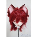 画像: DDH-06/季節堂様カスタム・ウィッグ・狐耳・尻尾/BJD　球体関節人形 A-25-07-30-253-NY-ZA