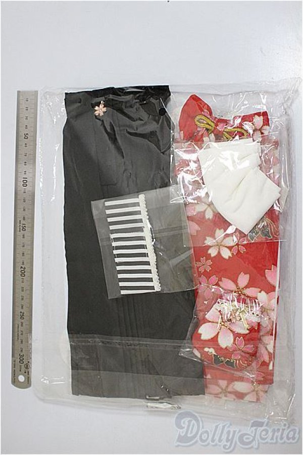 画像2: DD/OF 大正袴set(赤)(M+V Studio様製)/0 A-25-07-30-332-TO-ZA (2)