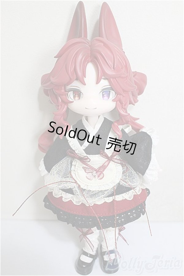 画像2: 不可食用人形/月飛び時間:蝶衣 赤 カスタム/ A-25-08-20-328-NY-ZA (2)