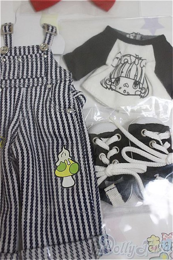 画像2: KIKIPOP/OF PATI☆PATIオーバーオールset A-25-08-27-281-NY-ZA (2)