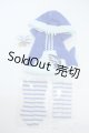 画像: MDD/OF:さめパーカーワンピースセット:ブルー cloth-lab.様製 Y-25-11-05-103-NY-ZY