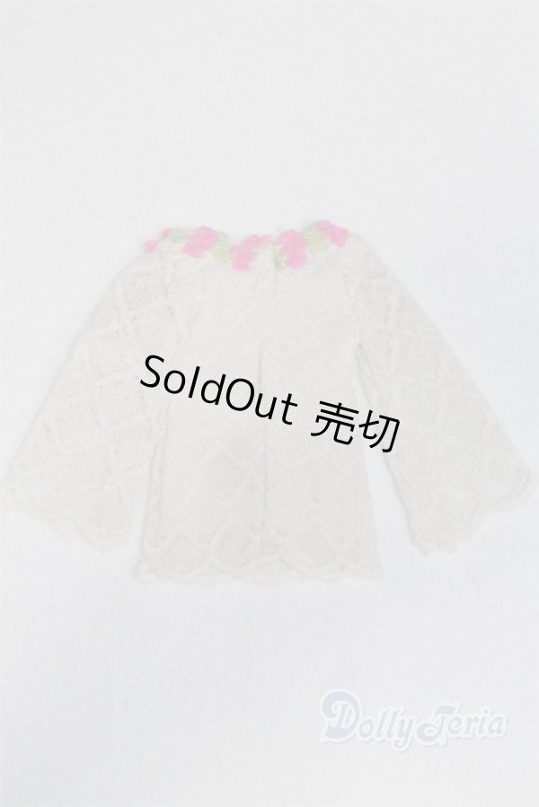 画像2: ヴィンテージバービー/OF:総レース白ワンピース/ファッションドール　衣装 A-25-09-17-023-NY-ZA (2)