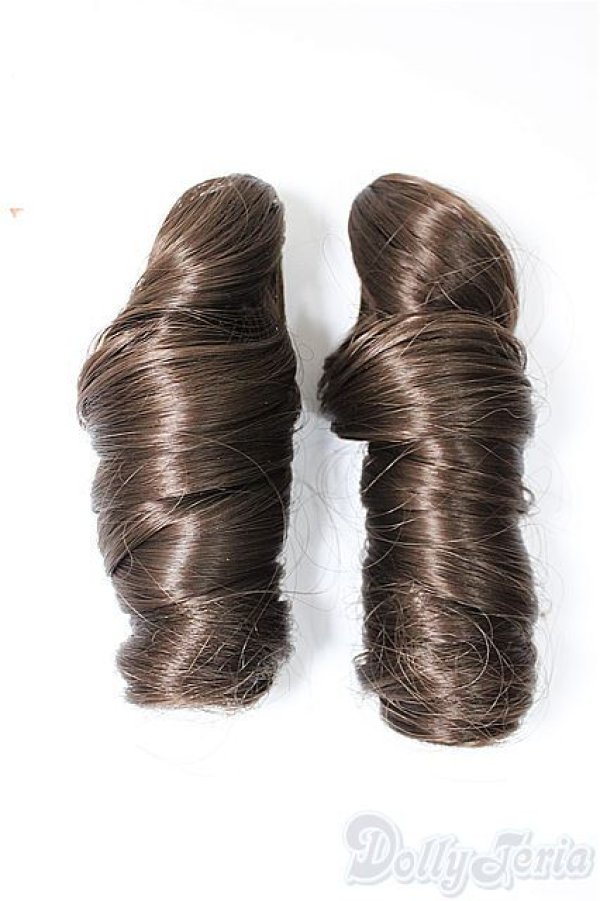 画像1: ひめかずら/バンス:ロール ダークアッシュ 2個セット/インチ　BJD　MJD　ドール用 A-25-09-24-106-NY-ZA (1)