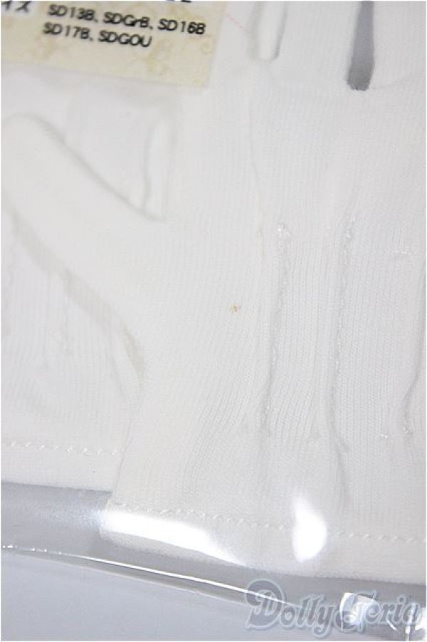 画像3: SDGｒB/OF:ピンタック手袋(白)/1/3　65ｃｍ　BJD　MJD　衣装　ドール用 A-25-11-19-238-NY-ZA (3)