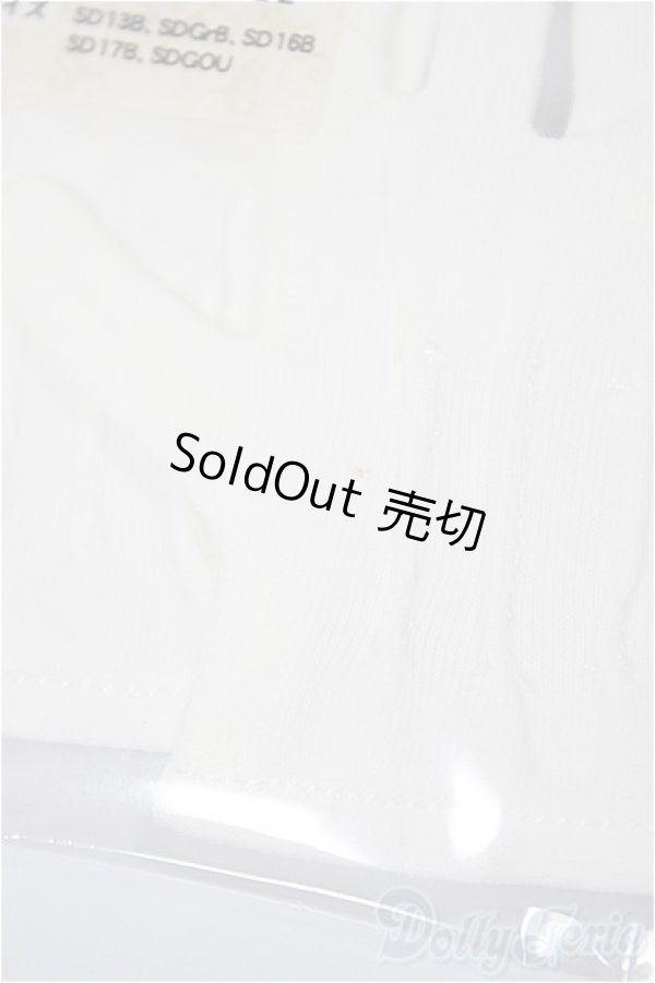 画像3: SDGｒB/OF:ピンタック手袋(白)/1/3　65ｃｍ　BJD　MJD　衣装　ドール用 A-25-11-19-238-NY-ZA (3)