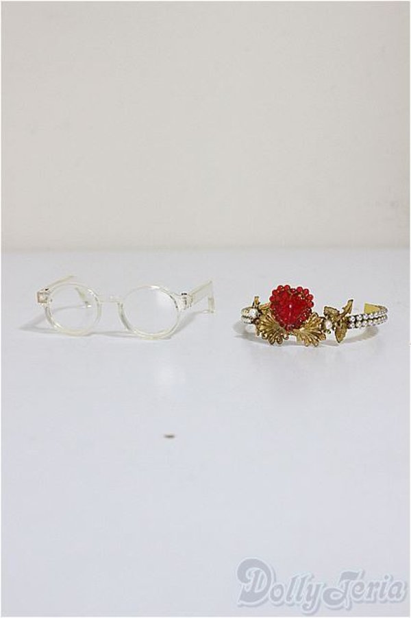 画像1: SDM/OF:カチューシャ・メガネ/1/4　40ｃｍ　BJD　MJD　衣装　ドール用 A-25-11-26-192-NY-ZA (1)