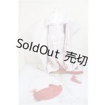 画像: SD13G/OF:白無垢‐草花紋-赤/1/3　60ｃｍ　BJD　MJD　衣装　ドール用 A-25-11-26-219-NY-ZA