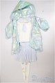 画像: DD/OF:メタリックパーカー付きパステルカラーセーラー服：ブルー/0 A-25-10-01-281-NY-ZA