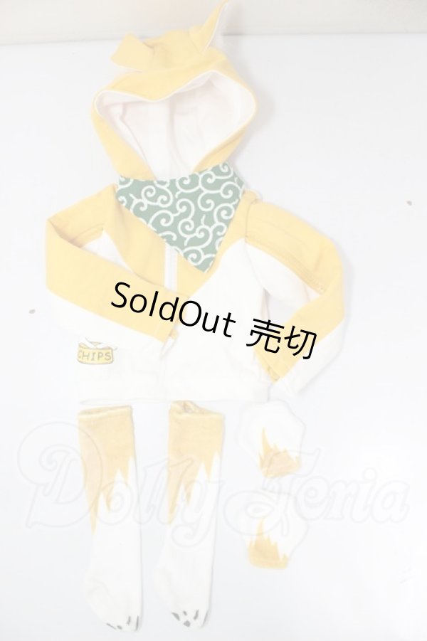 画像1: MDD/OF:Chips様製 MOE MOE動物園 フードパーカー A-26-04-15-383-NY-ZA (1)