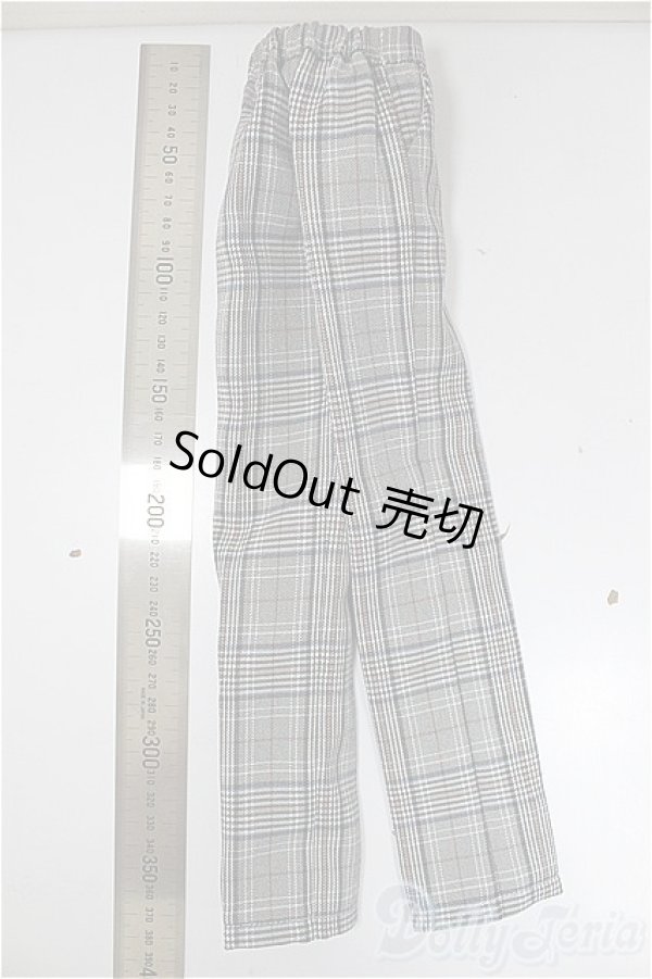 画像2: SDGrB＆SD13男の子/OF:チェックスラックス(灰) A-25-10-15-232-NY-ZA (2)