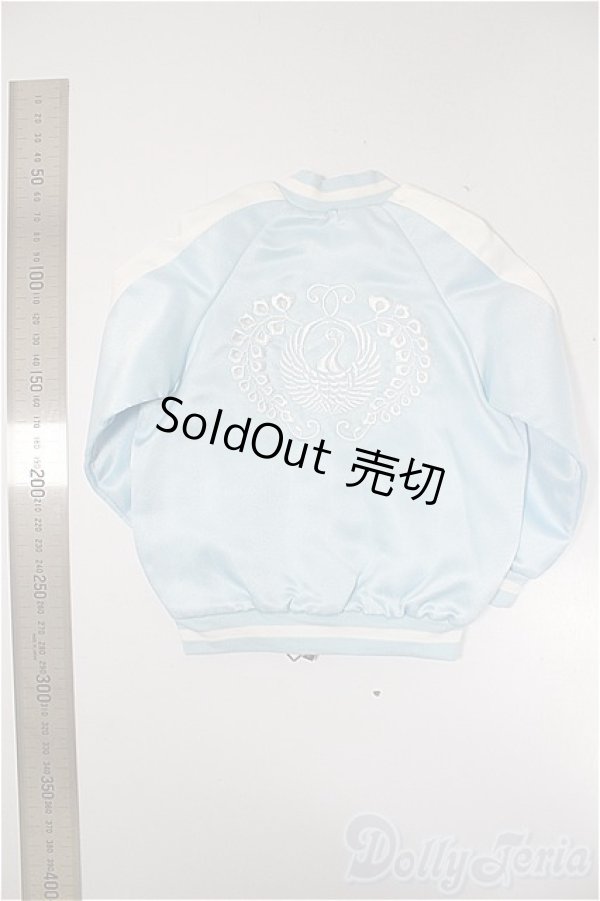 画像2: SDGｒ男の子/OF:スカジャン（水・蝶と鶴）/1/3　65ｃｍ　BJD　MJD　衣装　ドール用 A-25-10-29-215-NY-ZA (2)