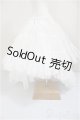 画像: SD/OF:リバーシブル・プリンセスぽんぽんパニエ（白・レース）/1/3　60ｃｍ　BJD　MJD　衣装　ドール用 A-25-10-29-168-NY-ZA