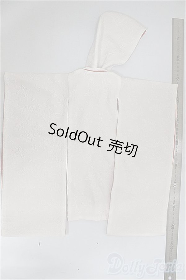 画像2: SDM/OF:白無垢/1/4　40ｃｍ　BJD　MJD　衣装　ドール用 A-25-11-12-188-NY-ZA (2)