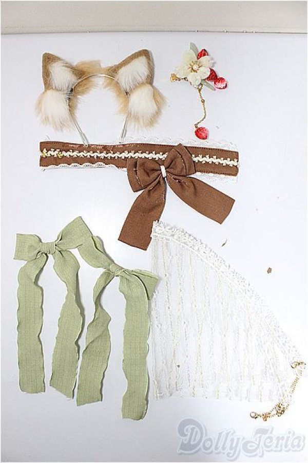 画像3: MDD/OF:木茶動物園様製 華狐花宴 衣装セット/0 A-25-11-12-269-NY-ZA (3)