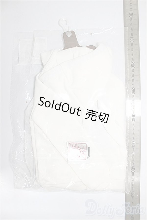 画像2: SDGrB＆SD13男の子/OF:ハイネックパーカー(ホワイト)/1/3　65ｃｍ　BJD　MJD　衣装　ドール用 A-25-11-19-156-NY-ZA (2)