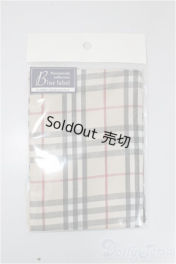 画像1: SD/OF:チェックマフラー（ベージュ）/1/3　60ｃｍ　BJD　MJD　衣装　ドール用 A-25-11-19-192-NY-ZA (1)