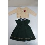 画像: MSD/OF:よそゆきワンピセット(ダークグリーン)・ミニ/1/4 40cm BJD MJD 衣装 ドール用 A-25-11-26-160-NY-ZA