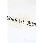 画像: SDM/OF:ストローハット/1/4　40ｃｍ　BJD　MJD　衣装　ドール用 A-25-11-26-267-NY-ZA