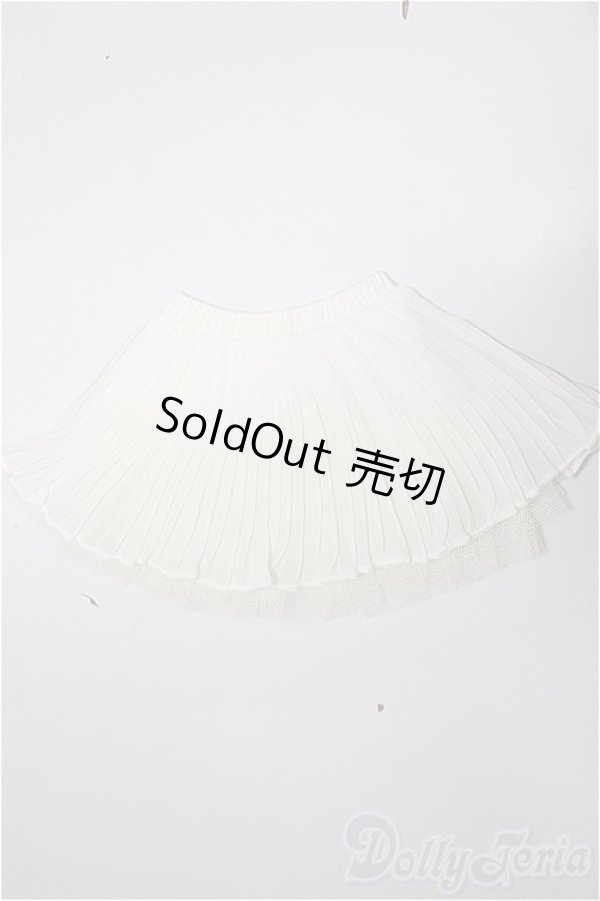 画像1: DD/OF:シフォンプリーツスカート（白）/0 A-25-12-03-123-NY-ZA (1)