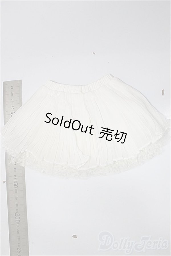 画像2: DD/OF:シフォンプリーツスカート（白）/0 A-25-12-03-123-NY-ZA (2)