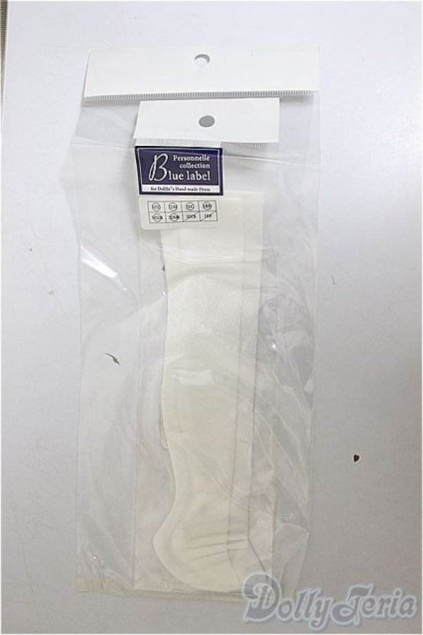 画像1: SDM＆MSD/OF:ソックス（ホワイトラメ）・ミニ/1/4　40ｃｍ　BJD　MJD　衣装　ドール用 A-25-12-03-398-NY-ZA (1)