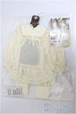 画像1: SDM/OF：ヨークフリルブラウスセット・ミニ/1/4　40ｃｍ　BJD　MJD　衣装　ドール用 A-25-12-03-383-NY-ZA (1)