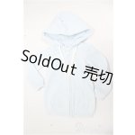 画像: SD/OF:パーカー【水色】/1/3　60ｃｍ　BJD　MJD　衣装　ドール用 A-25-12-10-131-NY-ZA