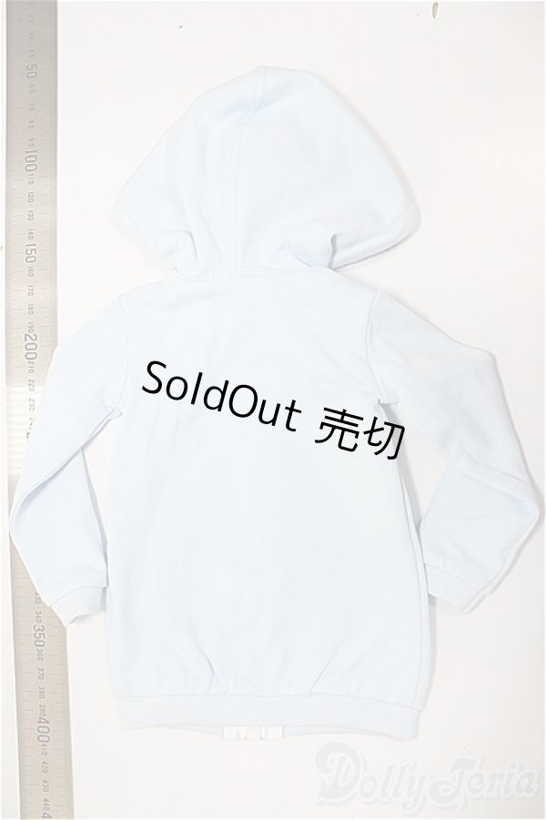 画像2: SD/OF:パーカー【水色】/1/3　60ｃｍ　BJD　MJD　衣装　ドール用 A-25-12-10-131-NY-ZA (2)