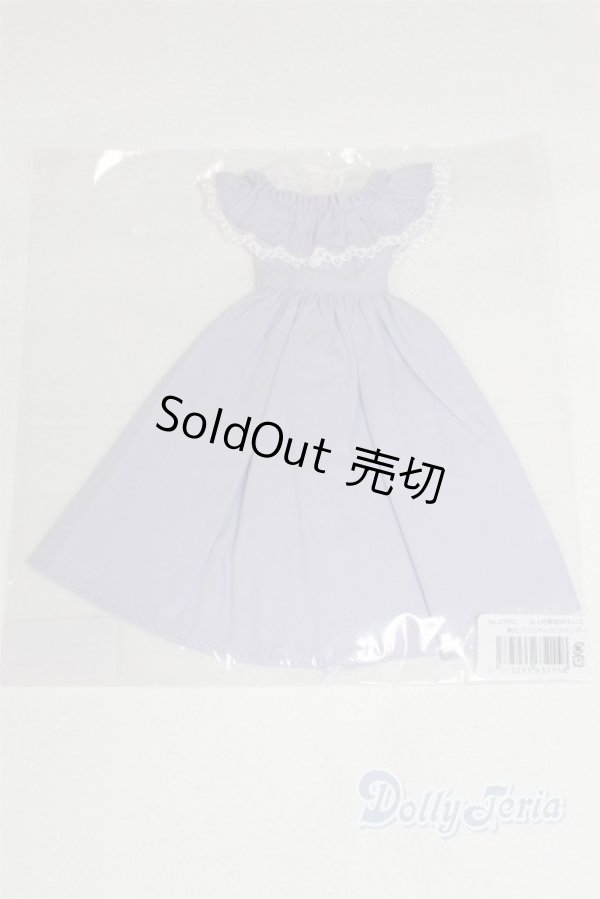 画像1: リカちゃん/OF：胸元フリルドレス・ラベンダー/ファッションドール　衣装 A-25-12-10-055-NY-ZA (1)