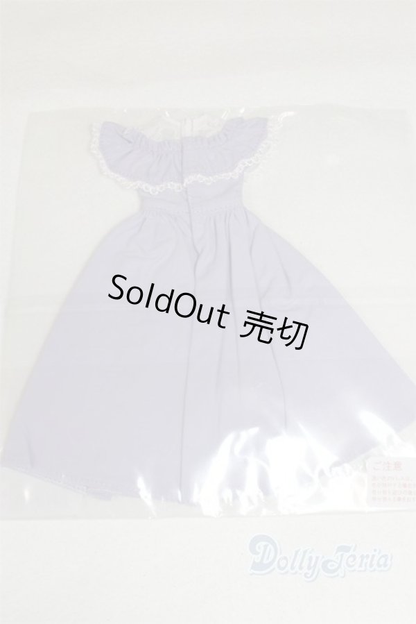 画像2: リカちゃん/OF：胸元フリルドレス・ラベンダー/ファッションドール　衣装 A-25-12-10-055-NY-ZA (2)