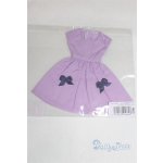 画像: リカちゃん/OF:リボン付きワンピース・ラベンダー/ファッションドール 衣装 A-25-12-10-058-NY-ZA