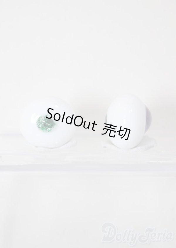 画像2: 18mm/グラスアイ/ドール用　アイ A-25-12-10-310-NY-ZA (2)