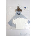 画像: SDM＆MSD/OF:ちょい甘デニムサロペットセット・ミニ/1/4　40ｃｍ　BJD　MJD　衣装　ドール用 A-25-12-17-322-NY-ZA