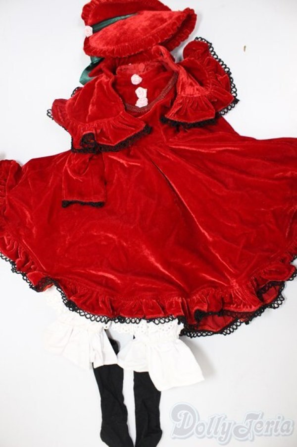 画像1: SD/OF:真紅 CERRY MILK様製/1/3　60ｃｍ　BJD　MJD　衣装　ドール用 A-25-12-24-159-NY-ZA (1)