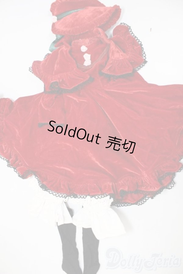 画像1: SD/OF:真紅 CERRY MILK様製/1/3　60ｃｍ　BJD　MJD　衣装　ドール用 A-25-12-24-159-NY-ZA (1)