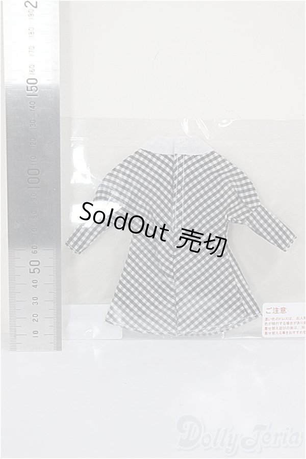 画像2: リカちゃんキャッスル/OF:長袖ワンピース・黒/ファッションドール　衣装 A-26-1-4-123-NY-ZA (2)