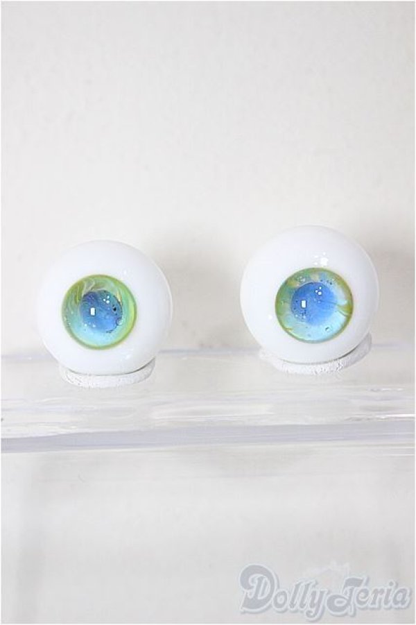 画像1: 18mm/Kukka様製 グラスアイ/ドール用　アイ A-26-01-14-362-NY-ZA (1)