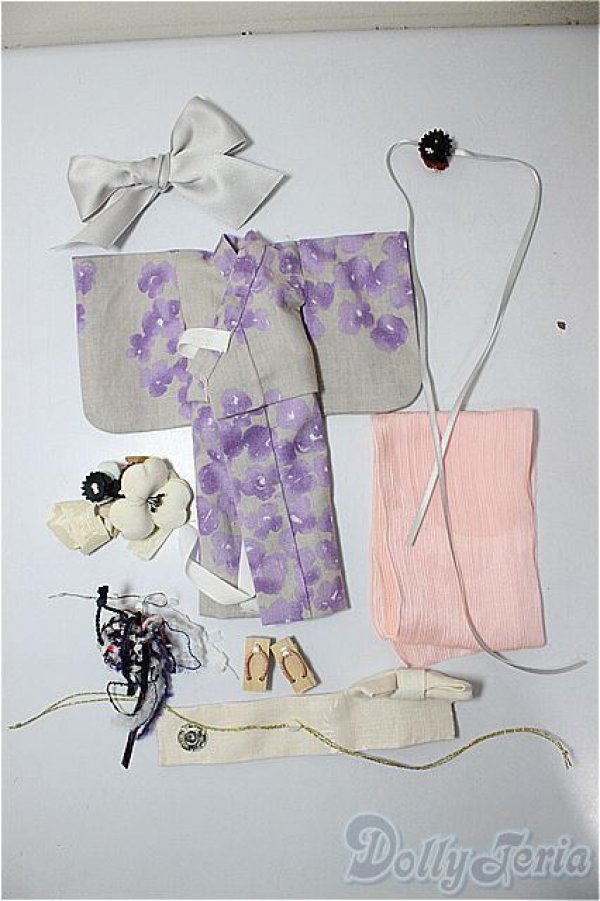 画像1: ネオブライス/OF:着物/ファッションドール　衣装 A-26-01-04-377-NY-ZA (1)