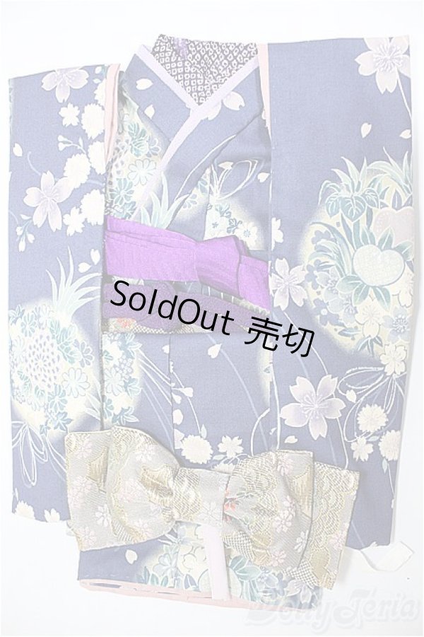 画像1: SD/OF:着物セット/1/3　60ｃｍ　BJD　MJD　衣装　ドール用 A-26-01-07-126-NY-ZA (1)