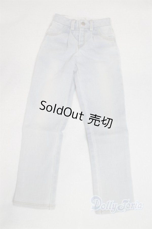 画像1: SD/OF:002タックワイドジーンズ（水色）/1/3　60ｃｍ　BJD　MJD　衣装　ドール用 A-26-01-21-081-NY-ZA (1)