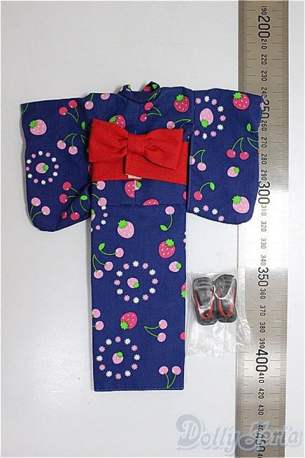 画像2: リカちゃん/OF:いちご＆チェリー　ゆかた/ファッションドール　衣装 A-26-01-14-263-NY-ZA (2)