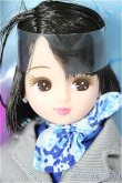 画像1: リカちゃん/ ANA’s キャビンアテンダント リカちゃん/BJD　球体関節人形 A-26-01-07-306-NY-ZA (1)