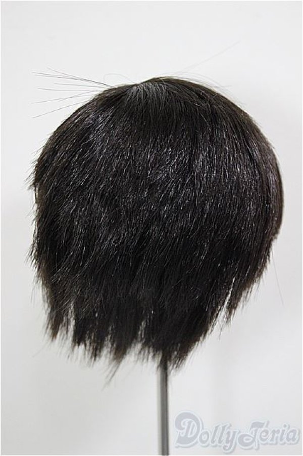 画像2: 8-9inch/W-163D-Charcoalbrown:ウィッグ/インチ　BJD　MJD　ドール用 A-26-01-14-227-NY-ZA (2)