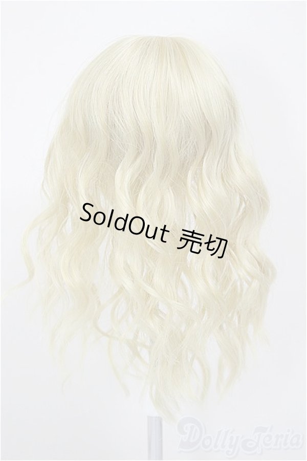 画像2: 7-8inch/W-177N-Biscuitgold:ウィッグ/インチ　BJD　MJD　ドール用 A-26-01-14-228-NY-ZA (2)