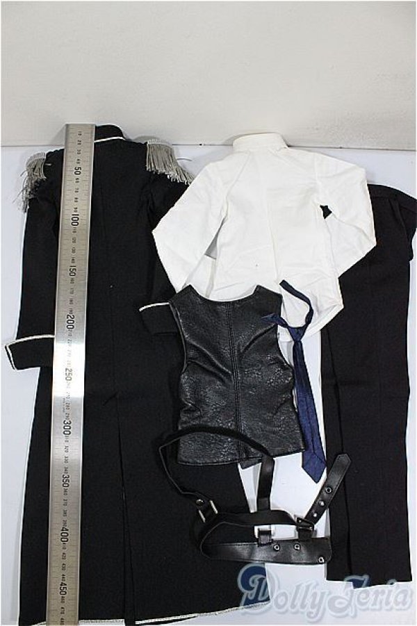 画像2: SDGrB＆SD13男の子/OF:デザイナーズコレクション:シルバーブラックセット/1/3　65ｃｍ　BJD　MJD　衣装　ドール用 A-26-01-14-215-NY-ZA (2)