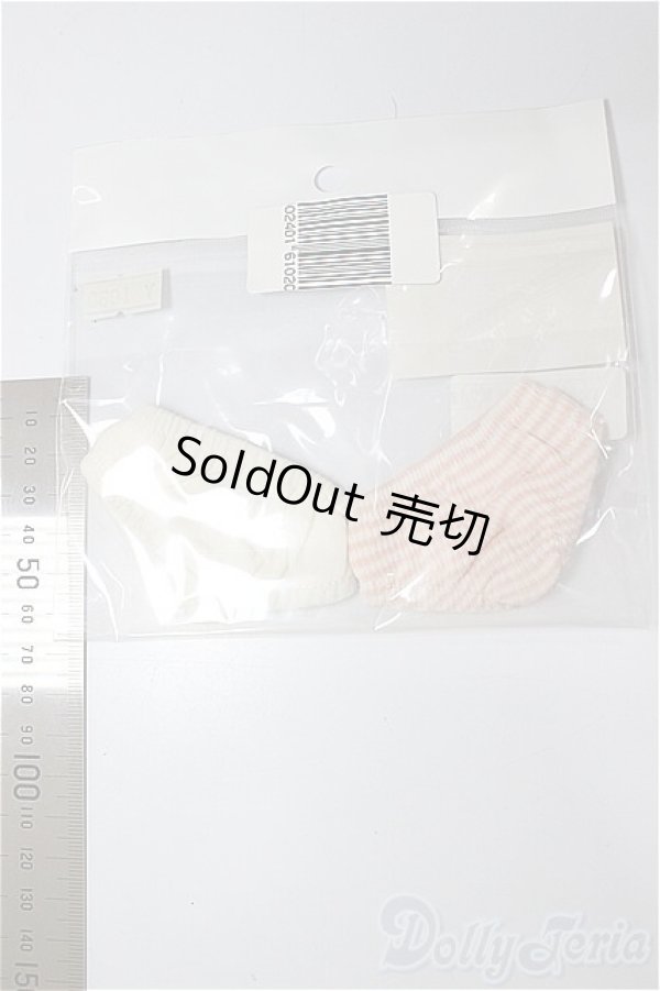 画像2: SDM/OF:やわらかコットンショーツミニ（白・ピンク）/1/4　40ｃｍ　BJD　MJD　衣装　ドール用 A-26-01-21-231-NY-ZA (2)